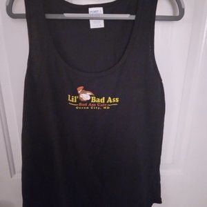 Women's Bad Ass Cafe black tank shirt Ocean City, MD